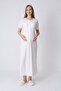 Maternity Nightgown and Robe Set – Maternity Set, Striped Robe and Cotton Nightgown - 4