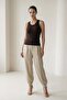 Bitter Brown Sleeveless Crew Neck Knitwear