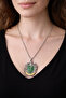 Harry Potter Slytherin Snake Emblem Metal Pendant Silver Color 60 cm Unisex - 2