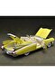 1959 Cadillac Eldorado Biarritz Convertible Diecast Model Car Cadillac Eldorado Model Car Yellow - 3