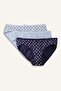 Patterned Ribbed 3-Piece Slip Panties for Girls H0812A826Sp