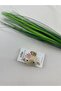 Stone-Encutured Cat Figure Gold Color Clasp - 2