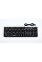 JK-905 Wired Office Keyboard - Ergonomic Design, Splash-Proof, Quiet Keys, USB Plug & Play -