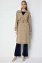 Belted Shoulder Epaulet Trench Coat