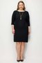 Mi Necklace Crew Neck Dress