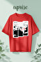 Jujutsu Kaisen Printed Cotton Lu Oversized T-Shirt
