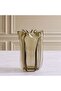 Mirabella Glass Vase 12X12X20 cm -Brown