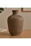 Terracota Trumpet Vase Antique Brown - 2
