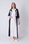 Maternity Nightgown and Dressing Gown Set – Maternity Nightgown Set, Polka Dot Lace Detailed Cotton Viscose