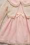 Baby Girl Lıora Long Sleeve Bow Detailed Muslin Dress - 3