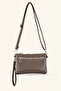 Multi-Compartment Hand and Shoulder Bag - Mink - 4