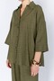 Women's Shirt Women's V-Neck Shirt Khaki Shirt - 2