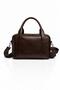 Women's Black Premium Shoulder Bag with Cross Strap, 3 Compartments, Stylish Daily Hand and Shoulder Bag - 4