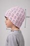 3 Pieces of Surprise Mixed Color and Pattern Baby Kids Double Layer Cotton Combed Cotton Beanie for Ages 1-4 - 2