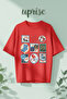Heated Rivalry Printed Cotton Oversize T-Shirt