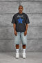 Men's T-Shirt Eternal Print Washable Smoked Oversize Printed Crew Neck Cotton - 2
