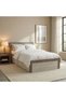 Calino 120x200 Kids Bed | Wooden Single Bed Frame Furniture| L206xW130xH90cm-Sonoma Oak & Light Oak
