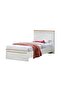 90x200 Single Bed - Oak/White Oak - With 2-Year - 3