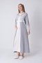 Maternity Nightgown and Dressing Gown Set – Maternity Nightgown Set, Polka Dot Lace Detailed Cotton Viscose