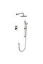 Calli Concealed Shower Mixer Complete Set Brushed Nickel