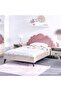 120x200 Upholstered Bed with USB - Oak & Pink - With 5-Year - 2