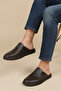 Men's Genuine Leather Full Orthopedic Hajj and Umrah Slippers - 3