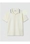 Lcw Kidsindigo Polo Collar Stripe Detailed Boys' T-Shirt - 3
