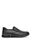 Elit Mzv8021C Men's Genuine Leather Casual Shoes Black
