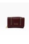 Women's Faux Leather Gold Zipper Detailed Stylish Wallet - 2