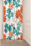 Leaf Flower Pattern Leaf Scandinavian Patterned Specially Designed Digital Printed Stylish Modern Background Curtain