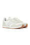Women's Rena Retro Runner Lace-Up Sneaker – Suede Overlay, Cushioned Everyday Shoe White - 5