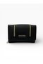 Women's Faux Leather Gold Zipper Detailed Stylish Wallet - 2