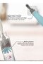 2 in 1 Baby Bottle & Nipple Cleaning Brush 360° Rotating Long Handle Easy Grip Blue - 7