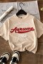 Awesome Printed Unisex Children's T-Shirt 5Gh5