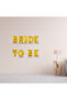زينة على شكل حرف 'Bride' مصنوعة من رقائق الذهب من ماركة Bride Concept