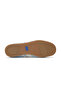 Women's Revival Leather Lace-Up Sneaker – Retro Arch Support, Two-Tone Casual Shoe Blue - 3