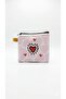 Red Heart Design Coin Purse