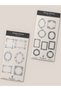 Vintage Frame Sticker Set - 6 Sheets / Agenda, Stickers, Scrapbook - 3