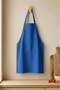 Be-28474-bl 100% cotton 75*85 cm flat kitchen apron blue