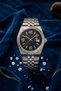 Trio Steel Men's Watch Premium Calendar Black Round Stylish & Elegant Men's Watch