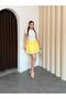 Women's Layered Ruffled Mini Skirt with Flounces - 2