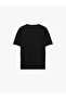 Regular Fit Crew Neck Viscose Blend Short Sleeve Basic Knitwear T-Shirt - 5