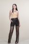Women's Summer Coffee High Waist Tulle Lace Inside Shorts Wide Leg Pants Casual Daily Office Stylish 30371