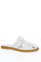 Summer Stylish Closed Toe Genuine Leather Women's Slippers - 2