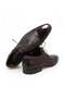 Brown Color Lace-Up Genuine Leather Men's Shoes - 2