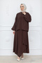 Women's Cupra Asymmetric Model Skirt Suit - 5
