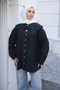 Black Collar Detailed Buttoned Shirt - 3