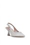 Elit Pm474 K134 Women's Classic Heeled Shoes Silver - 2
