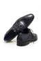 Dark Blue Color Lace-Up Genuine Leather Men's Shoes - 2