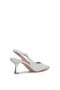Elit Pm474 K134 Women's Classic Heeled Shoes Silver - 4